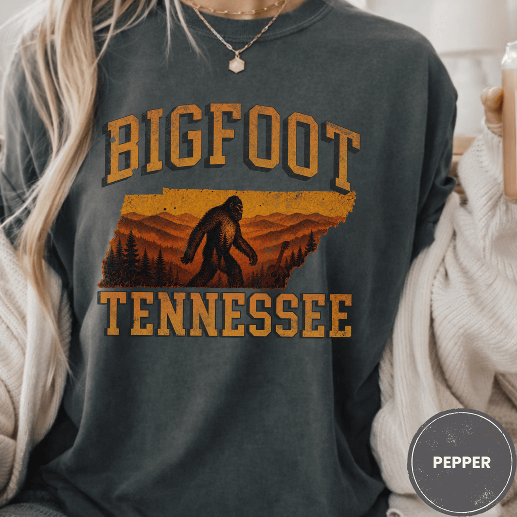 Comfort Colors® Bigfoot Tennessee State Tee - Deadpan Outdoors Co.