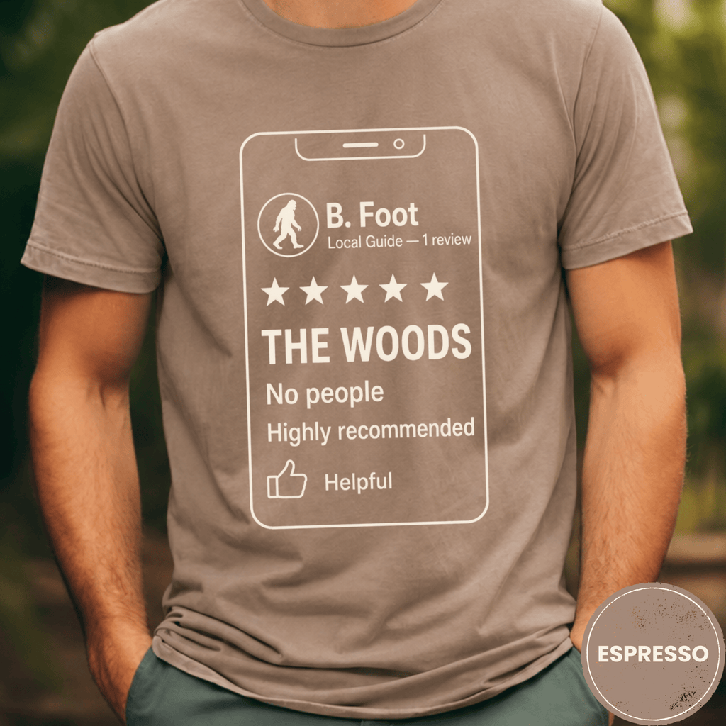 Comfort Colors® Bigfoot Five Star Review Tee - Deadpan Outdoors Co.