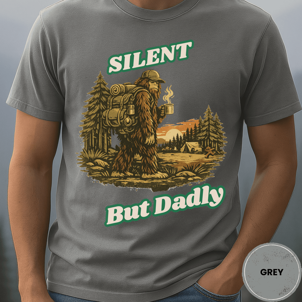 Comfort Colors® Silent But Dadly Tee - Deadpan Outdoors Co.