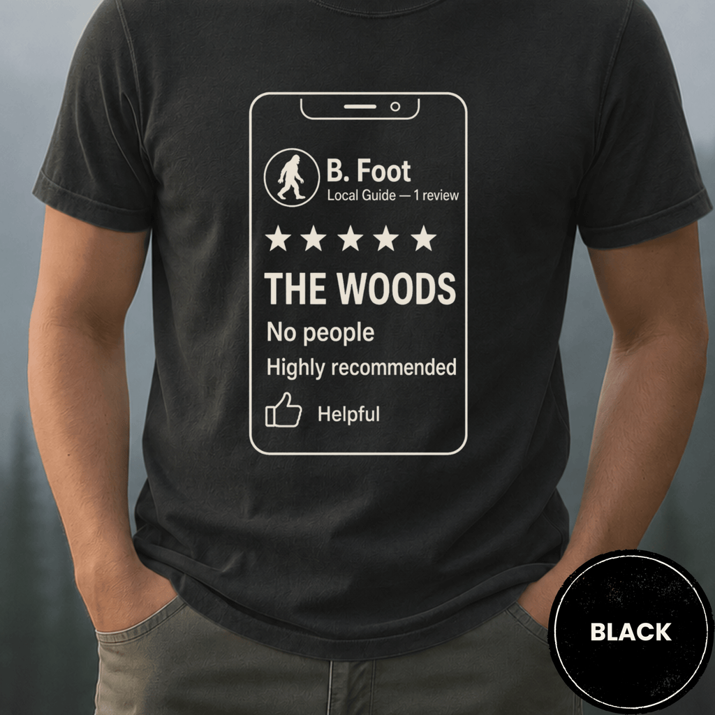 Comfort Colors® Bigfoot Five Star Review Tee - Deadpan Outdoors Co.