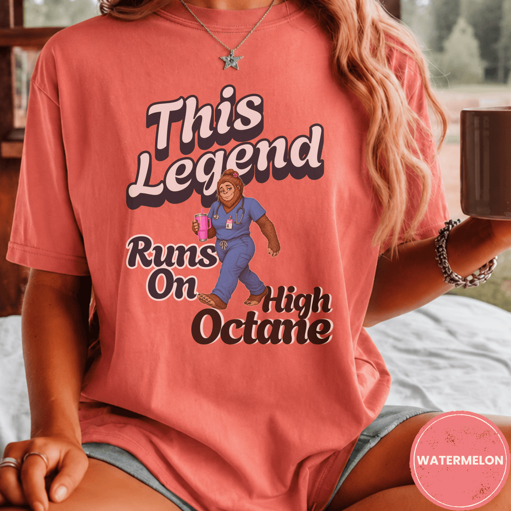 Comfort Colors® This Legend Runs on High Octane Tee - Deadpan Outdoors Co.