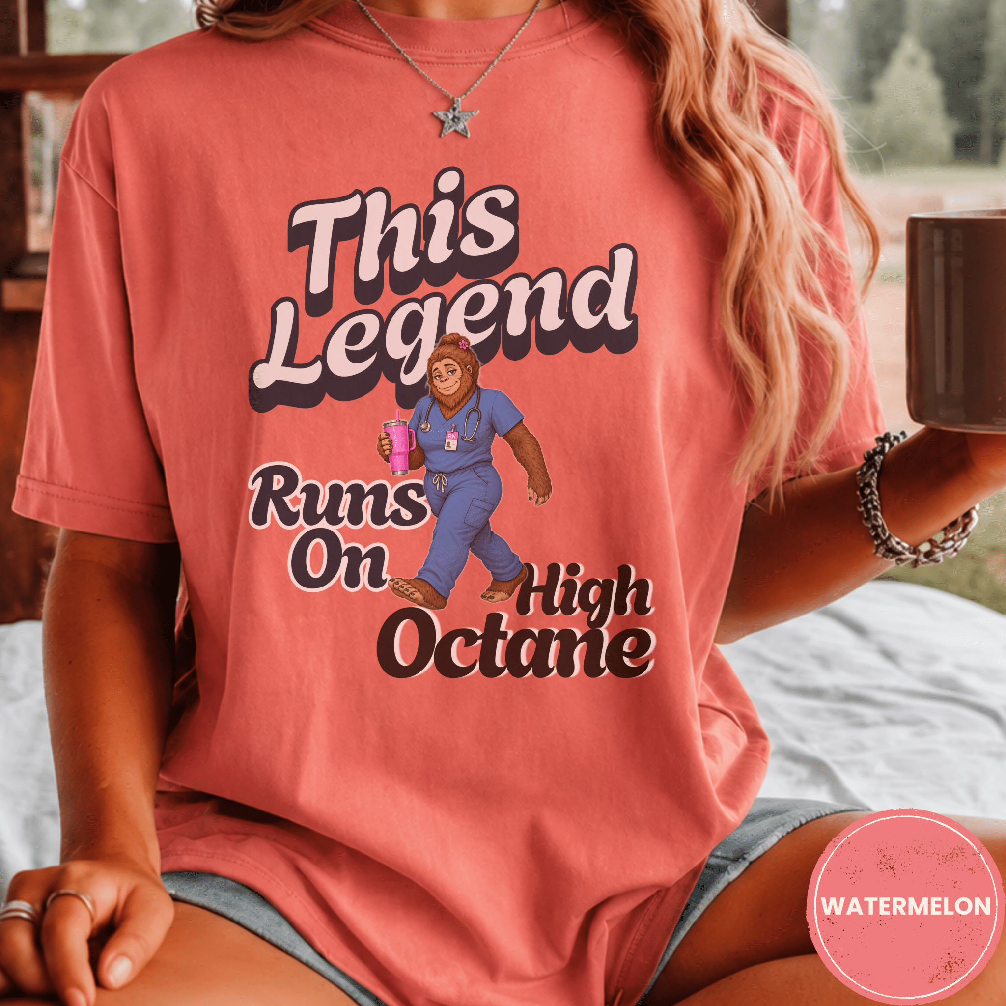 Comfort Colors® This Legend Runs on High Octane Tee - Deadpan Outdoors Co.