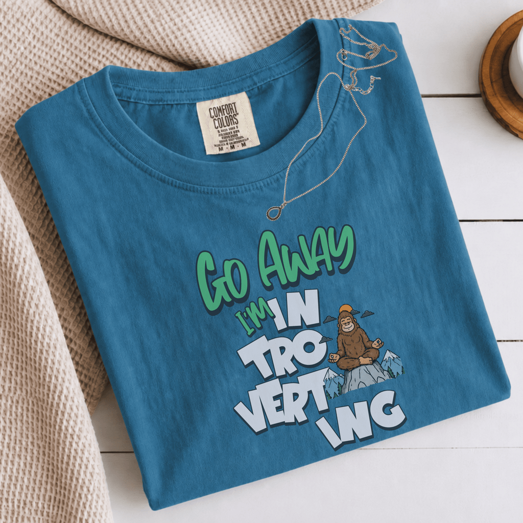 Comfort Colors® Go Away I'm Introverting Tee - Deadpan Outdoors Co.