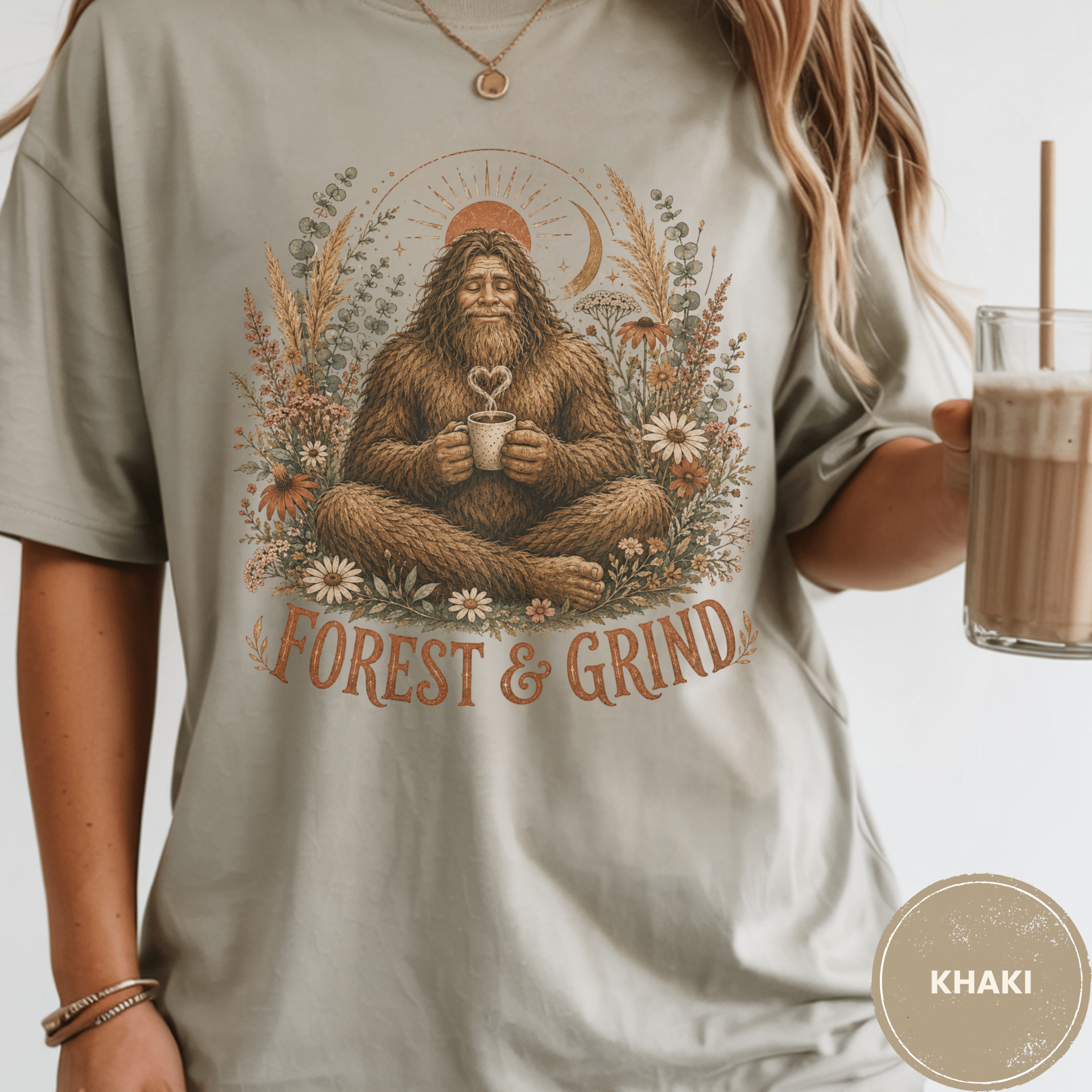 Comfort Colors® Forest and Grind Boho Bigfoot Tee - Deadpan Outdoors Co.